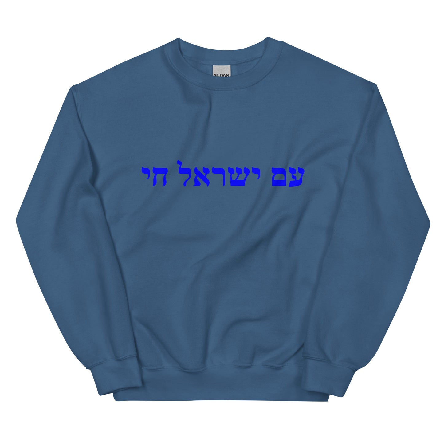 Am Israel Chai Sweater Sweatshirt - Show Your Support For Israel - The people of Israel live