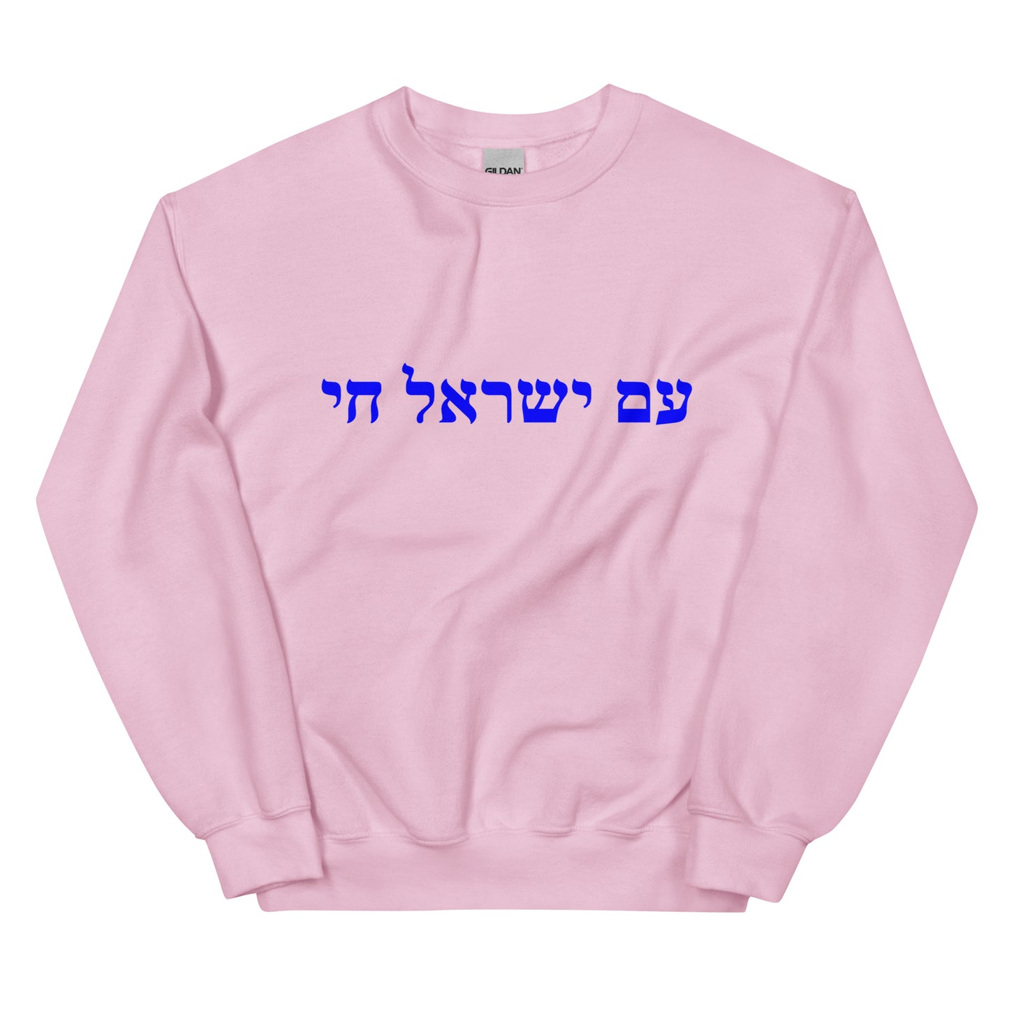 Am Israel Chai Sweater Sweatshirt - Show Your Support For Israel - The people of Israel live