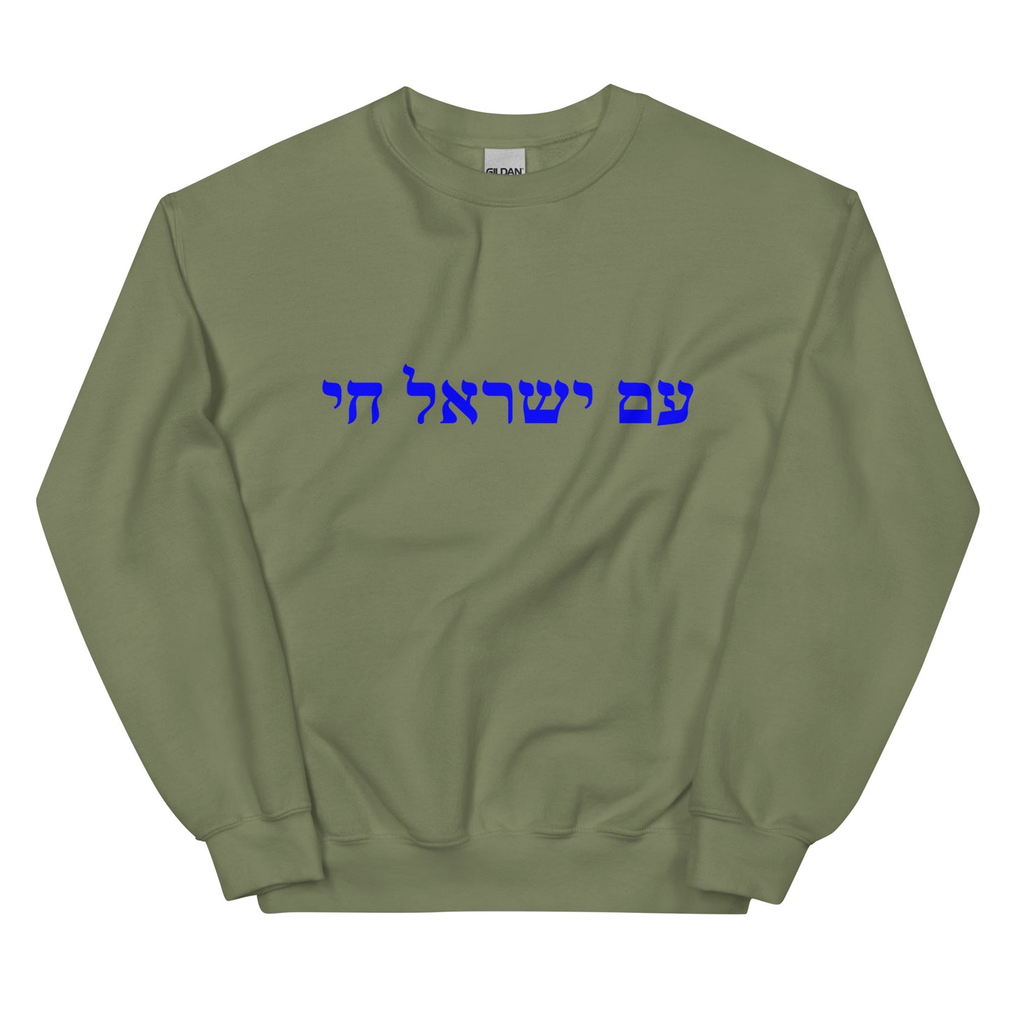 Am Israel Chai Sweater Sweatshirt - Show Your Support For Israel - The people of Israel live