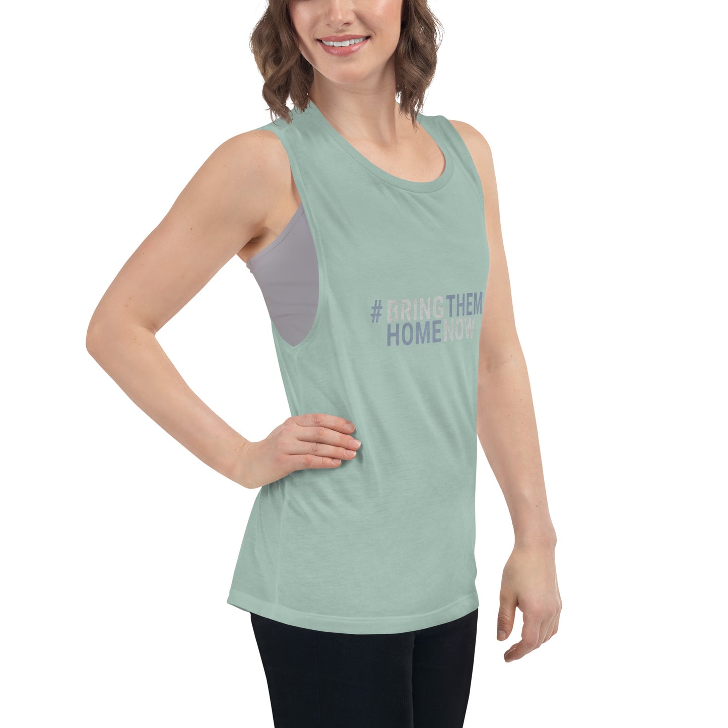 Bring Them Home Ladies’ Muscle Tank