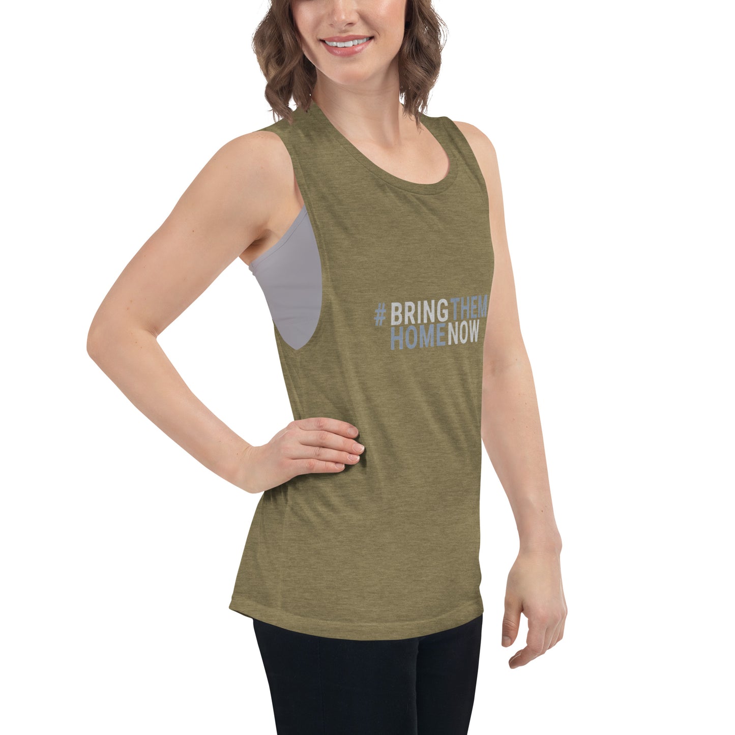 Bring Them Home Ladies’ Muscle Tank